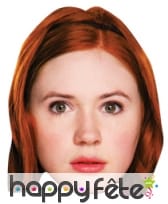 Masque de Amy Pond en carton, Doctor who