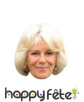 Masque de Camilla Parker-Bowles en carton