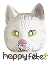 Masque de chat en plastique rigide