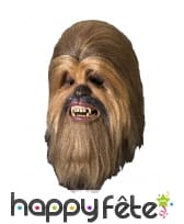 Masque de Chewbacca complet, officiel