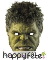 Masque de Hulk en carton, Avengers