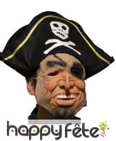 Masque de pirate avec chapeau