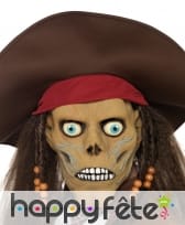 Masque de pirate zombie intégral