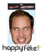 Masque du Prince William, en carton