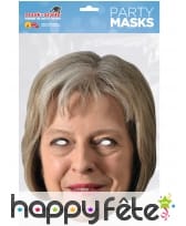 Masque de Theresa May en carton, image 1