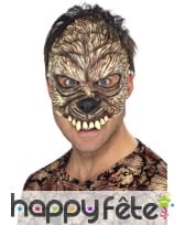 Masque demi-visage loup garou