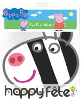 Masque de Zoe Zebre, Peppa Pig