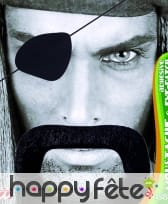 Moustaches et cache oeil de pirate