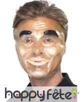 Masque homme transparent