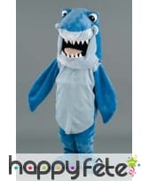 Mascotte requin bleu