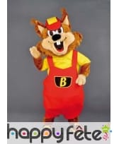 Mascotte super ecureuil