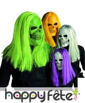 Masque skull fluo