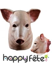 Masque tête de cochon coupée