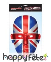 Masque union jack en carton