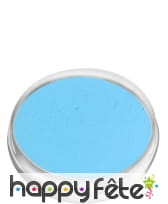 Maquillage visage corps bleu clair, image 2