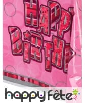 Nappe Happy Birthday en plastique, image 1