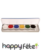 Palette aquacolor 6 teintes