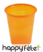 Paquet de 50 gobelets plastique orange