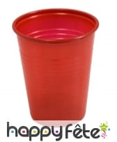 Paquet de 50 gobelets plastique rouges