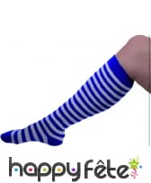 Paire de chaussettes de clown bleues