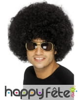 Perruque funky afro noire