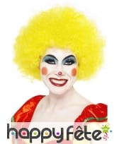 Perruque jaune clown