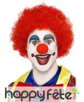 Perruque rouge clown, image 1