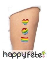 Petits tatouages gay pride