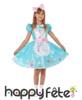 Robe d'Alice au pays des merveilles pour fille