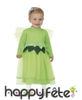 Robe de petite fée verte pour bébé