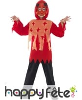 Robe et masque diable enfant