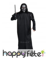 Robe noire de Mangemort avec masque pour adulte