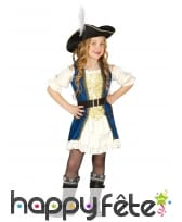 Robe pirate bleue pour enfant