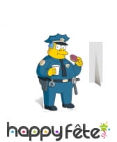 Silhouette chef Wiggum en carton