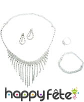 Set de bijoux en strass