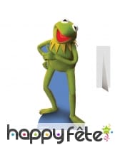 Silhouette de Kermit la grenouille en carton plat