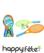 Set de raquettes de tennis de plage et accessoires