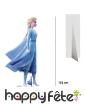 Silhouette Elsa taille réelle, Reine des neiges 2