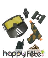 Set militaire avec masque