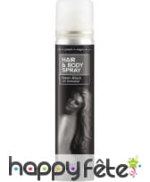 Spray UV corps et cheveux noir