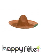 Sombrero uni en paille, image 2