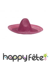 Sombrero uni en paille, image 3