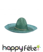 Sombrero uni en paille, image 4