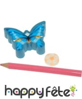 Taille crayon papillon avec crayon et gomme