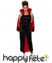 Tenue de femme Dracula effet velours