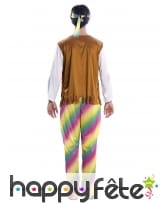 Tenue de Hippie multicolore pour homme, image 2