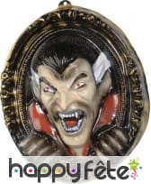 Tableau rond mural de vampire en 3D, 43cm