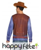 T-shirt haut de cowboy pour adulte, image 1