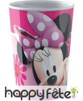 Verre Minnie Mouse rigide en plastique