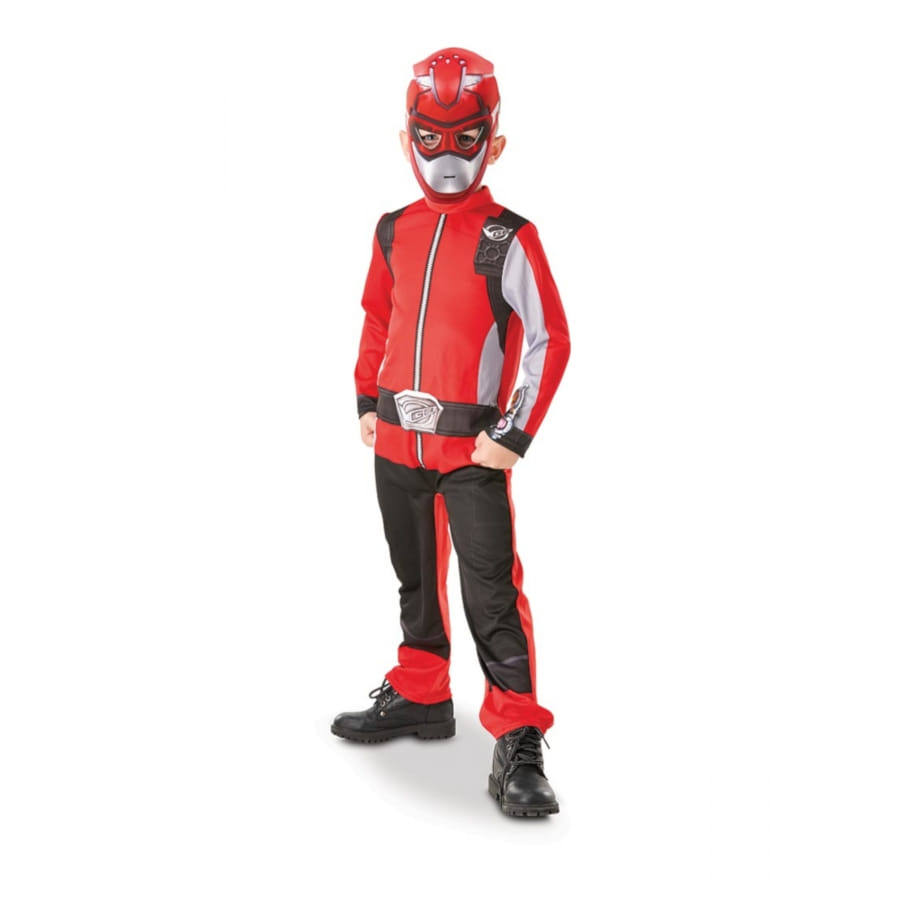 Combinaison de Power Rangers rouge pour enfant